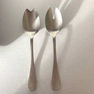 Mepra Italian Serveware, Vintage-Inspired Brushed Stainless Steel 18/10 Italy